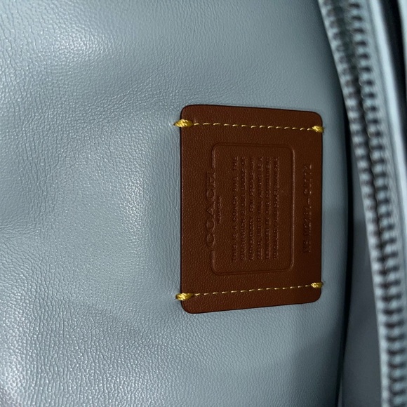 Coach Pillow Tabby in Aqua - Picture 7 of 11